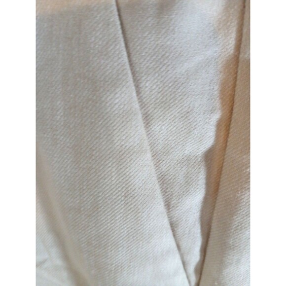 NWT Loft Women's Size 12 Linen Blend Wide Leg Trousers Oatmeal - Picture 2 of 10
